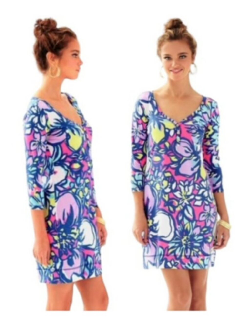 Lilly Pulitzer Palmetto Dress Cotton Swim Cover Up Resort Beach Dress Small